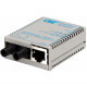 Omnitron Systems miConverter/S 10/100/1000 Gigabit Ethernet Fiber Media Converter RJ45 ST Single-Mode 12km - 1 x 10/100/1000BASE-T; 1 x 1000BASE-LX; USB/US AC Powered; Lifetime Warranty - RoHS, WEEE Compliance 1621-1-1