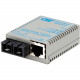 Omnitron Systems miConverter/S 10/100/1000 Gigabit Ethernet Fiber Media Converter RJ45 SC Single-Mode 12km - 1 x 10/100/1000BASE-T; 1 x 1000BASE-LX; USB Powered; Lifetime Warranty - RoHS, WEEE Compliance 1623-1-6