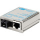 Omnitron Systems miConverter/S 10/100/1000 Gigabit Ethernet Single-Fiber Media Converter RJ45 SC Single-Mode BiDi 20km - 1 x 10/100/1000BASE-T; 1 x 1000BASE-BX-U (1310/1550); USB Powered; Lifetime Warranty - RoHS, WEEE Compliance 1630-1-6