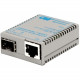 Omnitron Systems miConverter/s 10/100/1000 Gigabit Ethernet Fiber Media Converter RJ45 SFP - 1 x 10/100/1000BASE-T; 1 x 1000BASE-X; USB/US AC Powered; Lifetime Warranty - RoHS, WEEE Compliance 1639-0-1