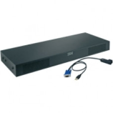 Lenovo 1754A1X KVM Switch - 8 Computer(s) - 1680 x 1050 - Rack-mountable - 1U 1754A1X