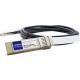 AddOn Brocade 1G-SFP-TWX-0101 Compatible TAA Compliant 1000Base-CU SFP to SFP Direct Attach Cable (Active Twinax, 1m) - 100% compatible and guaranteed to work - TAA Compliance 1G-SFP-TWX-0101-AO