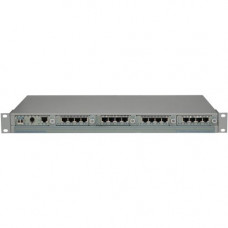 Omnitron Systems Managed T1/E1 Multiplexer - Optical Fiber, Twisted Pair - Gigabit Ethernet - 1 Gbit/s - RoHS, WEEE Compliance 2421-1-21