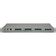Omnitron Systems Managed T1/E1 Multiplexer - Twisted Pair - Gigabit Ethernet - 1 Gbit/s - RoHS, WEEE Compliance 2439-0-23W