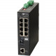 Omnitron Systems RuggedNet Managed Ruggedized Industrial Gigabit, SM SC SF, RJ-45, Ethernet Fiber Switch - 8 x 10/100/1000BASE-T, 1 x 1000BASE-X, 2xDC Power, 5 Year Warranty 2850-1-18-2Z