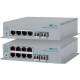 Omnitron Systems OmniConverter Unmanaged Gigabit, MM ST, RJ-45, Ethernet Fiber Switch - 4 x 10/100/1000BASE-T, 1 x 1000BASE-X, AC Power, 5 Year Warranty 2860-0-14-1