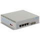 Omnitron Systems OmniConverter Unmanaged Gigabit, 2xSM LC, RJ-45, Ethernet Fiber Switch - 4 x 10/100/1000BASE-T, 2 x 1000BASE-X, AC Power, 5 Year Warranty 2867-1-24-1Z