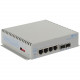 Omnitron Systems OmniConverter Unmanaged Gigabit, 2xSFP, RJ-45, Ethernet Fiber Switch - 4 x 10/100/1000BASE-T, 2 x 1000BASE-X, AC Power, 5 Year Warranty 2879-0-24-1W