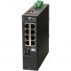 Omnitron Systems RuggedNet Unmanaged Ruggedized Industrial Gigabit, SM SC SF, RJ-45, Ethernet Fiber Switch - 8 x 10/100/1000BASE-T, 1 x 1000BASE-X, 2xDC Power, 5 Year Warranty 2890-1-18-2Z