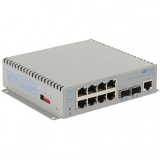 Omnitron Systems OmniConverter 10G/M, 2xSFP/SFP+, 4xRJ-45, 1xAC Powered Extended Temp - 6 Ports - Manageable - 2 Layer Supported - Modular - Optical Fiber, Twisted Pair - Wall Mountable, DIN Rail Mountable, Shelf Mountable, Rack-mountable - 5 Year Limited
