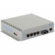 Omnitron Systems OmniConverter Managed Gigabit High Power 60W PoE, MM SC, RJ-45, Ethernet Fiber Switch - 4 x 10/100/1000BASE-T, 1 x 1000BASE-X, DC Power, 5 Year Warranty 3102-0-14-9Z