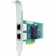 Axiom PCIe x4 1Gbs Dual Port Copper Network Adapter - PCI Express 2.1 x4 - 2 Port(s) - 2 - Twisted Pair PCIE-2RJ45-AX