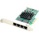 AddOn Dell Gigabit Ethernet Card - PCI Express 2.0 x4 - 4 Port(s) - 4 - Twisted Pair 430-4432-AO