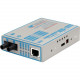 Omnitron Systems FlexPoint 100Mbps Ethernet Fiber Media Converter RJ45 ST Single-Mode 60km - 1 x 100BASE-TX; 1 x 100BASE-LX; US AC Powered; Lifetime Warranty - RoHS, WEEE Compliance 4335-1