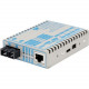 Omnitron Systems FlexPoint 10/100 Ethernet Fiber Media Converter RJ45 SC Multimode 5km - 1 x 10/100BASE-TX; 1 x 100BASE-FX; No Power Adapter; Lifetime Warranty - RoHS, WEEE Compliance 4340-0