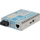 Omnitron Systems 10/100 RJ-45 to Fast Ethernet Fiber Media Converter - 1 x Network (RJ-45) - 1 x SC Ports - Single-mode - Fast Ethernet - 10/100Base-T, 100Base-FX - Rail-mountable, Wall Mountable 4341-9