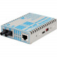Omnitron Systems FlexPoint 10/100 Ethernet Fiber Media Converter RJ45 ST Single-Mode 30km - 1 x 10/100BASE-TX; 1 x 100BASE-LX; No Power Adapter; Lifetime Warranty - RoHS, WEEE Compliance 4343-0