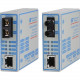 Omnitron Systems FlexPoint 100Fx/Tx Fast Ethernet Copper to Fiber Media Converter - 1 x Network (RJ-45) - 1 x SC Ports - SimplexSC Port - Single-mode - Fast Ethernet - 100Base-TX, 100Base-FX - Rail-mountable, Standalone, Wall Mountable, Rack-mountable - T