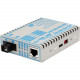 Omnitron Systems FlexPoint 10/100 Ethernet Fiber Single-Fiber Media Converter RJ45 SC Single-Mode BiDi 20km - 1 x 10/100BASE-TX; 1 x 100BASE-BX-U; (1310/1550); US AC Powered; Lifetime Warranty - RoHS, WEEE Compliance 4357-11