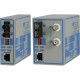 Omnitron Systems FlexPoint T1/E1 Fiber Media Converter RJ48 SC Single-Mode 30km - 1 x T1/E1; 1 x SC Single-Mode; US AC Powered; Lifetime Warranty - RoHS, WEEE Compliance 4471-1