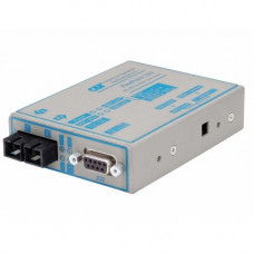 Omnitron Systems FlexPoint RS-232 Serial Fiber Media Converter DB-9 SC Single-mode 30km - 1 x RS-232; 1 x SC Single-mode; No Power Adapter; Lifetime Warranty - RoHS, WEEE Compliance 4484-0