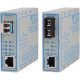 Omnitron Systems FlexPoint GX/T 10/100/1000 Copper to 100/1000X Fiber Ethernet Media Converter - 1 x Network (RJ-45) - 1 x ST Ports - DuplexST Port - Single-mode - Gigabit Ethernet - 10/100/1000Base-T, 1000Base-X, 1000Base-FX - Rail-mountable, Wall Mounta