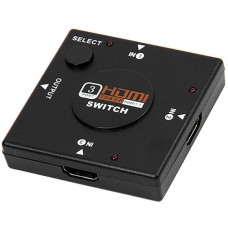 4XEM 3 Port HDMI Switch with full HD support. 3 HDMI devices into 1 HDMI display. - 3 Port HDMI Switch with 1920 x 1080 - Full HD - 3 HDMI in and switch to 1 HDMI out 4XHDMISW3X1