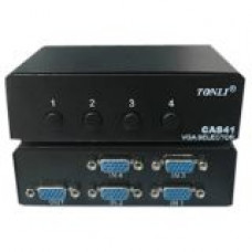 4XEM 4Port VGA Switch - 1600 x 1280 - SVGA - 4 x 41 x VGA Out 4XVGASL2503