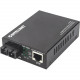 Intellinet Gigabit PoE+ Media Converter - 1 x Network (RJ-45) - 1 x SC Ports - DuplexSC Port - Single-mode - Gigabit Ethernet - 1000Base-LX, 10/100/1000Base-T - Desktop, Wall Mountable 508209