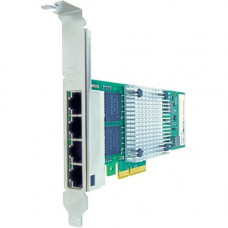 Axiom Dell Gigabit Ethernet Card - PCI Express 2.1 x4 - 4 Port(s) - 4 - Twisted Pair 540-BBCW-AX