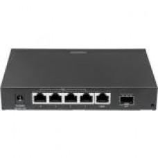 Intellinet Network Solutions 5-Port (4 x PSD Ports, 1 x Gigabit RJ45/SFP Port) Gigabit PoE+ Switch with SFP Combo Port, 80 Watt Power Budget, Desktop - IEEE 802.3at/af Power over Ethernet (PoE+/PoE) Compliant 561174