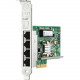 HPE Ethernet 1Gb 4-Port 331T Adapter - PCI Express x4 - 4 Port(s) - 4 x Network (RJ-45) - Twisted Pair - Full-height, Low-profile - 10/100/1000Base-T - Standup 647594-B21