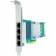 Axiom PCIe x4 1Gbs Quad Port Copper Network Adapter - PCI Express 2.1 x4 - 4 Port(s) - 4 - Twisted Pair PCIE-4RJ45-AX