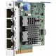 HPE 366FLR Gigabit Ethernet Card - PCI Express x4 - 4 Port(s) - 4 x Network (RJ-45) - Twisted Pair - 10/100/1000Base-T - FlexibleLOM 684217-B21