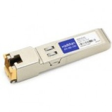 AddOn SFP Module - For Data Networking - 1 RJ-45 10/100/1000Base-TX Network LAN - Twisted PairGigabit Ethernet - 10/100/1000Base-TX - Hot-swappable - TAA Compliant - TAA Compliance 738369-001-AO