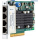 HPE FlexFabric 10Gb 4-port 536FLR-T FIO Adapter - PCI Express 3.0 x8 - 4 Port(s) - 4 - Twisted Pair - 10GBase-T - Plug-in Card 764303-B21