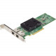 Lenovo ThinkSystem Broadcom NX-E PCIe 10Gb 2-Port Base-T Ethernet Adapter - PCI Express 3.0 x8 - 2 Port(s) - 2 - Twisted Pair 7ZT7A00496