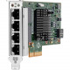 HPE Ethernet 1Gb 4-port 366T Adapter - PCI Express 2.1 x4 - 4 Port(s) - 4 - Twisted Pair - 10/100/1000Base-T - Plug-in Card 811546-B21