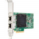 HPE Ethernet 10Gb 2-port 535T Adapter - PCI Express 3.0 x8 - 2 Port(s) - 2 - Twisted Pair - 10GBase-T - Plug-in Card - TAA Compliance 813661-B21