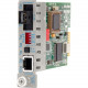 Omnitron Systems iConverter 10/100 Ethernet Single-Fiber Media Converter RJ45 SC Single-Mode BiDi 20km Module - 1 x 10/100BASE-TX; 1 x 100BASE-BX-U (1310/1550); Internal Module; Lifetime Warranty - RoHS, WEEE Compliance 8390-1