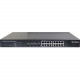 GeoVision GV-POE1611 16-Port Gigabit 802.3at Web Management PoE Switch - 16 Ports - Manageable - 2 Layer Supported - Modular - Twisted Pair, Optical Fiber - Rack-mountable, Under Table - 2 Year Limited Warranty 84-POE1611-001U