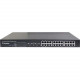 GeoVision GV-POE2411 24-Port Gigabit 802.3at Web Management PoE Switch - 24 Ports - Manageable - 2 Layer Supported - Modular - Twisted Pair, Optical Fiber - Rack-mountable, Under Table - 2 Year Limited Warranty 84-POE2411-001U