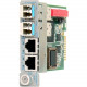 Omnitron Systems iConverter Dual-Channel 10/100/1000 Gigabit Ethernet Fiber Media Converter Switch SFP Module - 2 x 10/100/1000BASE-T; 2 x 100/1000BASE-X (SFP); Internal Module; Lifetime Warranty - RoHS, WEEE Compliance 8484-4