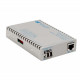 Omnitron Systems iConverter 1000Mbps Gigabit Ethernet Fiber Media Converter RJ45 LC Multimode 550m - 1 x 1000BASE-T; 1 x 1000BASE-SX; Standalone; Univ. AC Powered; Lifetime Warranty - RoHS, WEEE Compliance 8506N-0-B