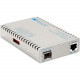 Omnitron Systems iConverter 1000Mbps Gigabit Ethernet Fiber Media Converter RJ45 SFP - 1 x 1000BASE-T; 1 x 1000BASE-X (SFP); Standalone; US AC Powered; Lifetime Warranty - RoHS, WEEE Compliance 8519N-0-A
