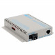 Omnitron Systems iConverter 10/100/1000 Gigabit Ethernet Single-Fiber Media Converter SC Single-Mode BiDi 20km - 1 x 10/100/1000BASE-T; 1 x 1000BASE-BX-D (1550/1310); Wall-Mount Standalone; US AC Powered; Lifetime Warranty - RoHS, WEEE Compliance 8531N-1-