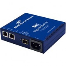 Advantech  B+B SmartWorx 1000 Mbps Compact 3 Port Media Converter - 2 x Network (RJ-45) - 1 x SC Ports - DuplexSC Port - Single-mode - Gigabit Ethernet - 1000Base-TX, 1000Base-LX - Desktop 856-30628