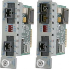 Omnitron Systems 1000X to 100X Managed Ethernet Media Converter / Repeater - 2 x LC Ports - Single-mode - Fast Ethernet, Gigabit Ethernet - 100Base-X, 1000Base-X - Rack-mountable 8567-11