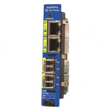 B&B IE-iMcV-MultiWay Module, 2TX/2SFP - 2 x Network (RJ-45) - 10/100/1000Base-T, 1000Base-X - 2 x Expansion Slots - SFP - 2 x SFP Slots - Desktop, Rail-mountable, Wall Mountable - RoHS Compliance 858-18121