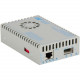 Omnitron Systems iConverter 10/100/1000 to 10 Gigabit Fiber Ethernet Media Converter XFP - 1 x 10/100/1000BASE-T, 1 x 10GBASE-R, Tabletop Standalone, US AC Powered, Lifetime Warranty 8580-1-A